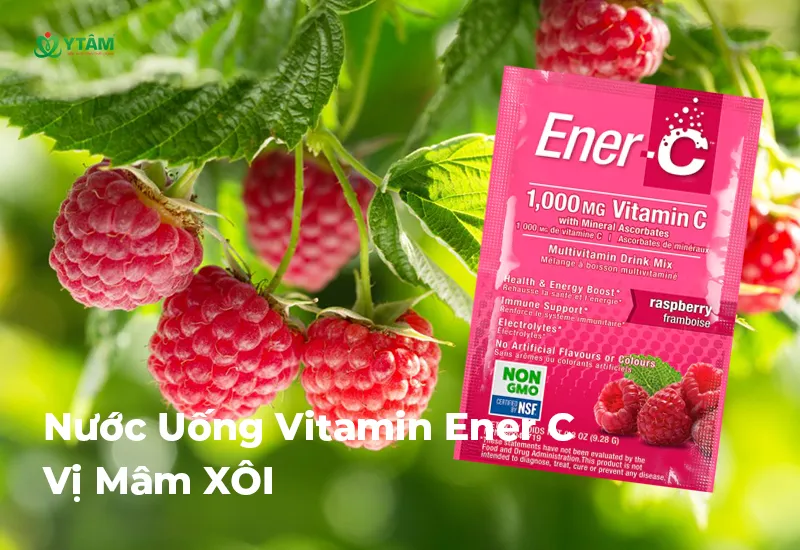 Nước Uống Vitamin Ener C Vị Mâm Xôi Ngon Số 1