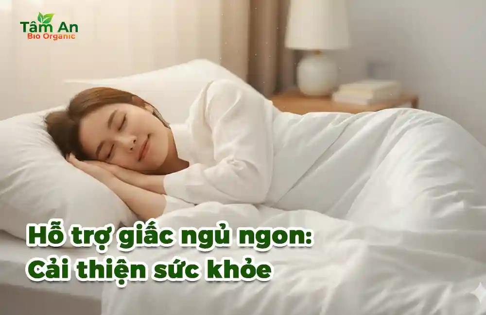 Hỗ trợ giấc ngủ ngon: Cải thiện sức khỏe